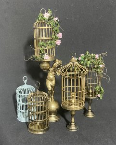APR228 Birdcage On Stand 90mm H