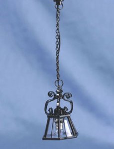 DMH1016 Ornate Hanging Iron Lamp