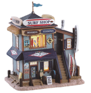 85339 Lemax Skip's Surf Shop Plymouth