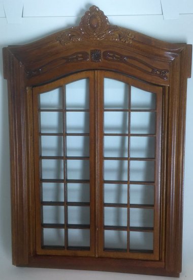 DM838NWN French Pollinade Double Door Walnut - Click Image to Close
