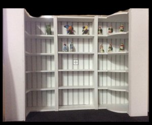 LC Bookshelf Corner with Rounded or Straight Shelves Kit