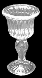 DHB039 Crystal Wine Glass 3/4" Tall