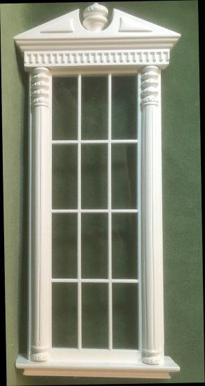 DM732TWO Corinthian Tall Single Window White - Click Image to Close