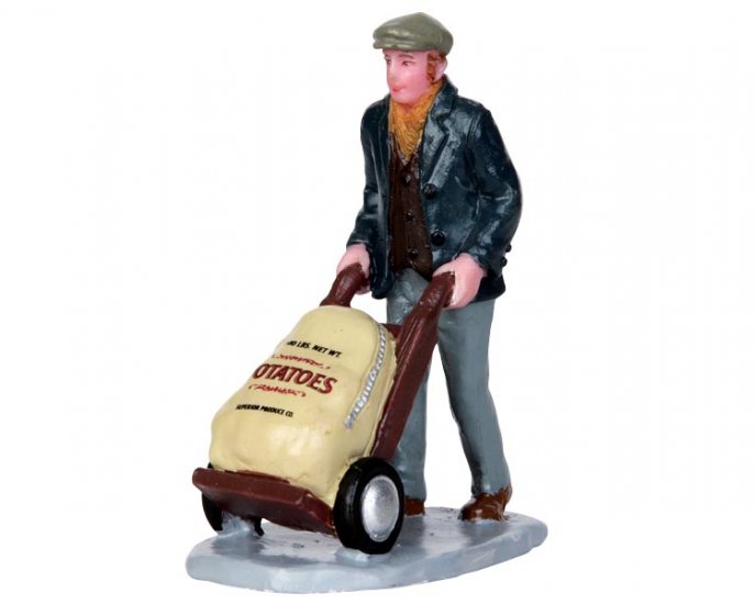 32118 Lemax Market Worker 2013 - Click Image to Close