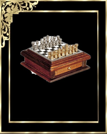 DAZS1626A Chess Board Table Top w/Drawer - Click Image to Close