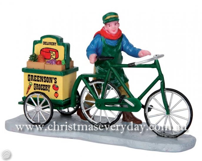 52359 Lemax Greenson's Grocery Delivery 2015 - Click Image to Close