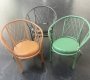 APR130 Chair Wicker Painted