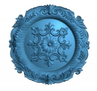 APR182H Ceiling Rose French Half Scale 35mm