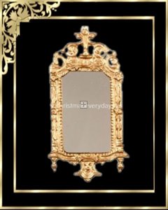 DTIN6022 Ornate Gold Victorian Mirror