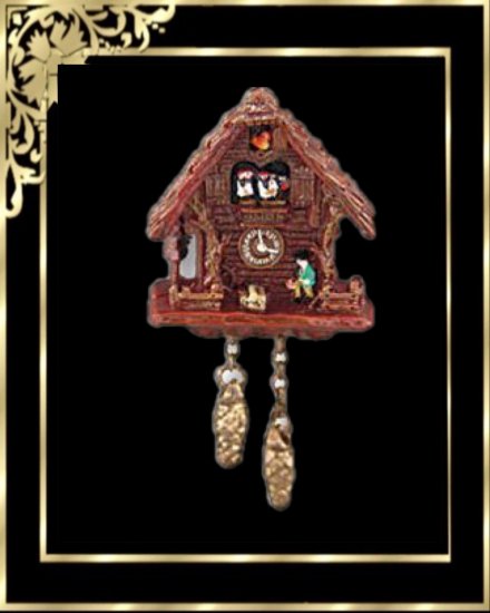 D1.399/8 Black Forest Cuckoo Clock - Click Image to Close