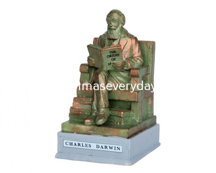 64074 Lemax Park Statue Charles Darwin 2016 - Click Image to Close