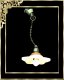 DFA015032A Hanging Daisy Lamp w/ Clear Shade DFA015032A Hanging Daisy Lamp w/ Clear Shade