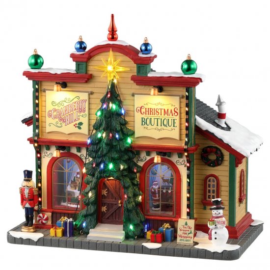35023 LEMAX Cranberry Hill Christmas Boutique 2023 - Click Image to Close