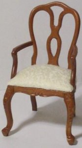 D1125 Doll House Dining Chair With Arms
