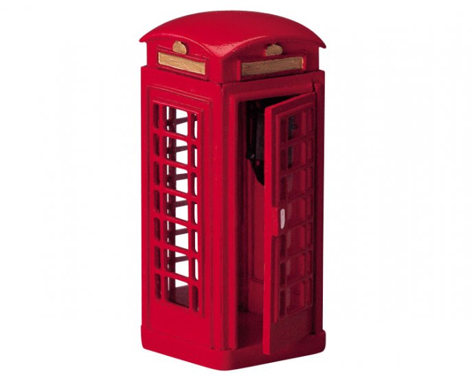 44176 Lemax Telephone Booth 2004 - Click Image to Close
