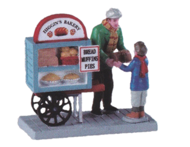 92749 Lemax Delivery Bread Cart 2019