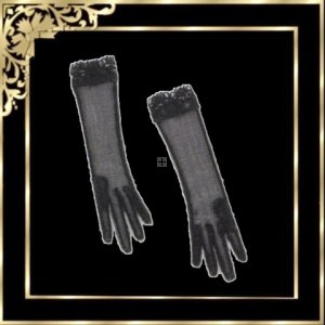 DFCA1849 Glove Ladies Black Sheer