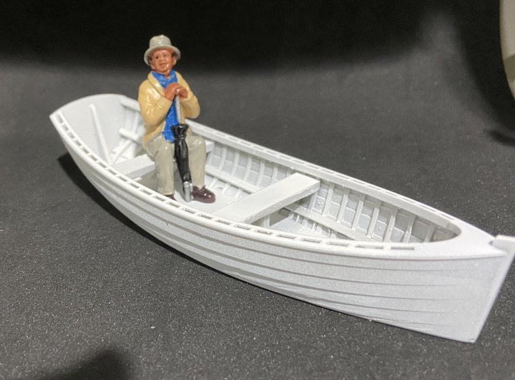 32001 Rowboat With Oars to suit Lemax Sitting Figures. - Click Image to Close