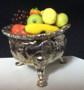 DFCA3961 Fruit Bowl Silver