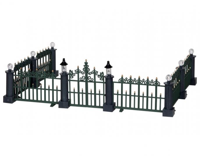 24534 Lemax Classic Victorian Fence 2012 o - Click Image to Close