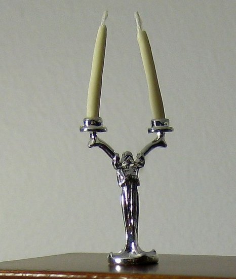 DH214A Art Noveau Candlestick Holder - Click Image to Close