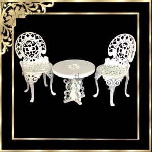 DH144 Outdoor Chair (1) Wrought Iron Style