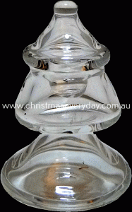 DHB458 Glass Jar Christmas Tree Shape