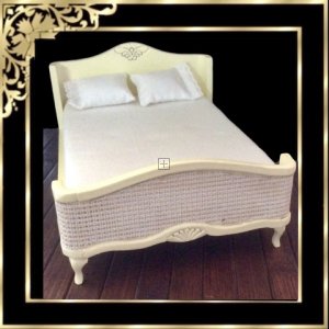 D5631 Bed Double French Style Cream