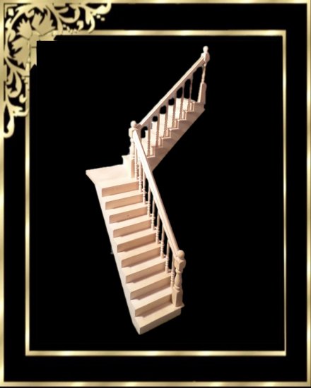 D9625 Staircase Return Raw Finish - Click Image to Close