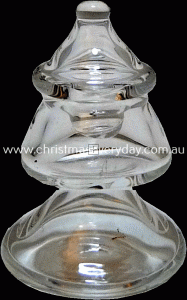 DHB458 Glass Jar Christmas Tree Shape