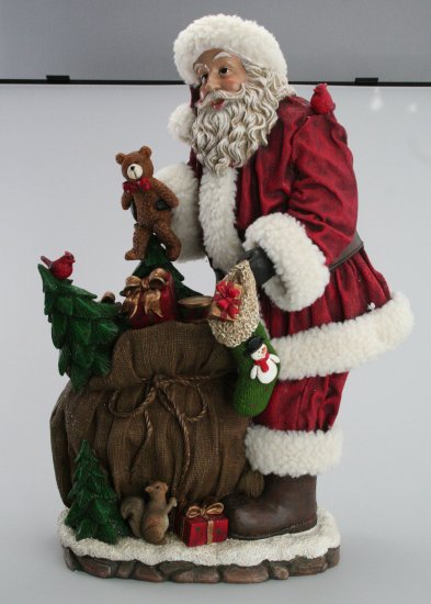 CRS106 Santa Giving Gifts 47cm - Click Image to Close