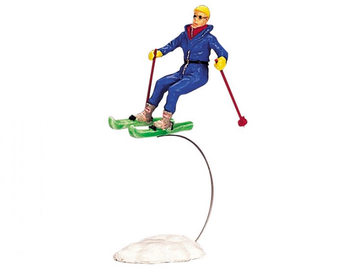 32769 Lemax Weekend Skier - Click Image to Close