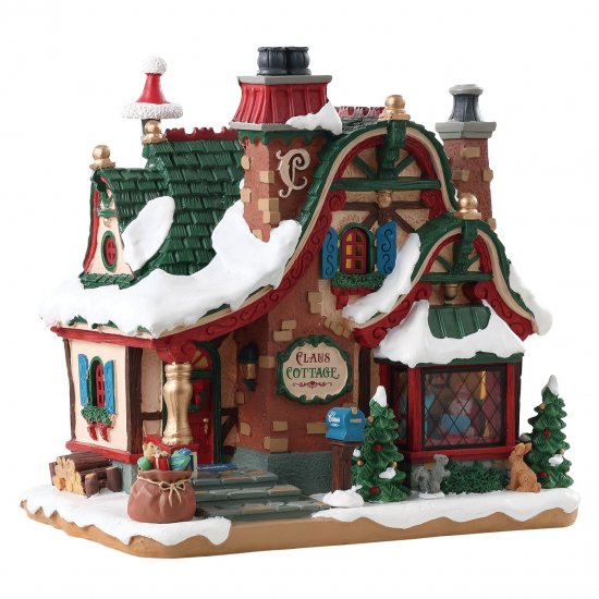 75292 Lemax The Claus Cottage 2018 - Click Image to Close