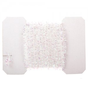 DCLD105 GARLAND TINSEL Pearl White