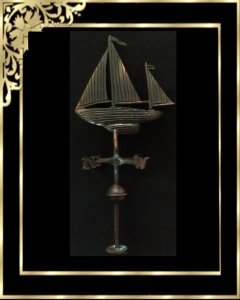 DJK051C Weathervane Sailing Boat