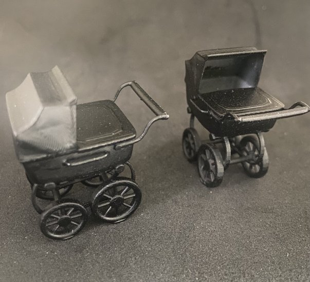 APR033H Pram Covered Half Scale 40mm Long - Click Image to Close