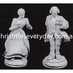 DH120 Doll House Pair Of Dresden Figures