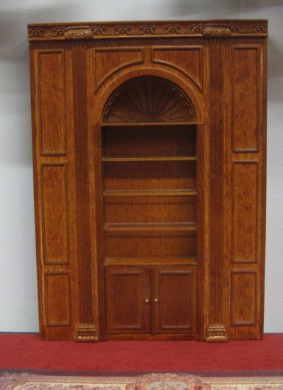 D9100 Bespaq "Manor" Dollshouse Shelf / Doors Panel - Click Image to Close