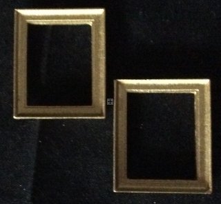 DJRF07A Frame Resin Gold Small Pair 22x27