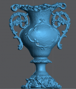 APR169 Vase Ornate with Handles 37mm H