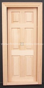 D9600 Dollshouse Standard Interior Door 1/12th scale