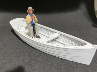 32001 Rowboat With Oars to suit Lemax Sitting Figures.