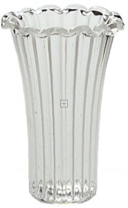 DHB180 Ribbed Crystal Vase