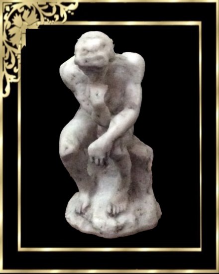 DFCA1493 "Thinker" Statue - Click Image to Close