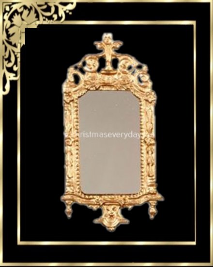 DTIN6022 Ornate Gold Victorian Mirror - Click Image to Close