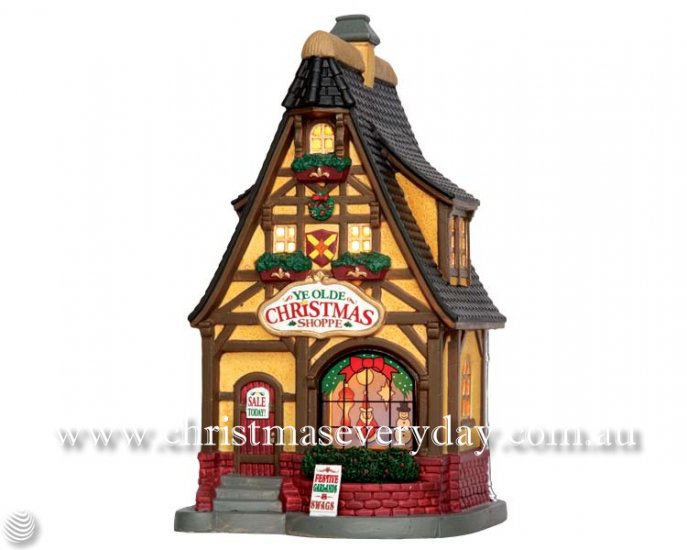 55902 Lemax Ye Old Christmas Shoppe 2015 DELETED - Click Image to Close