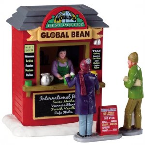 93439 Lemax Global Bean Coffee Kiosk 2019