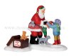 22045 Lemax Santa with Kittens 2012