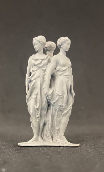APR094 StatueThree Graces In Circle Back to Back 40mm - Click Image to Close