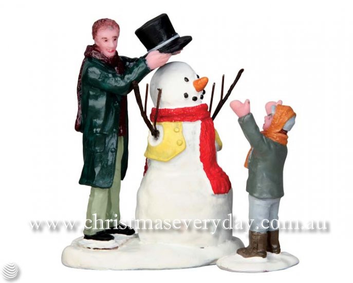 52352 Lemax Sharp Dressed Snowman 2015 - Click Image to Close
